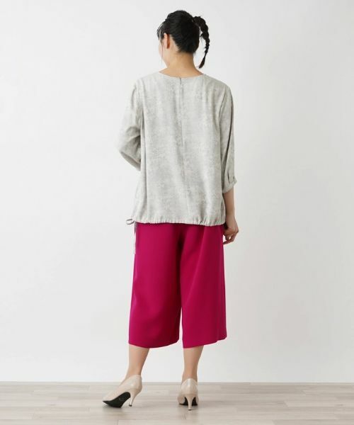 Leilian PLUS HOUSE / レリアンプラスハウス シャツ・ブラウス | 七分袖プルオーバーブラウス【BOURGE】 | 詳細5