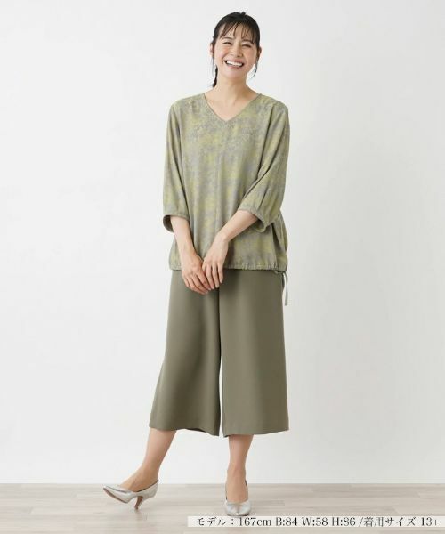 Leilian PLUS HOUSE / レリアンプラスハウス シャツ・ブラウス | 七分袖プルオーバーブラウス【BOURGE】 | 詳細6