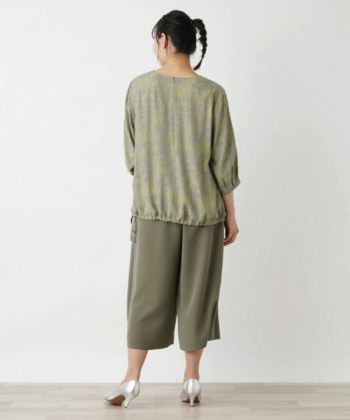 Leilian PLUS HOUSE / レリアンプラスハウス シャツ・ブラウス | 七分袖プルオーバーブラウス【BOURGE】 | 詳細8