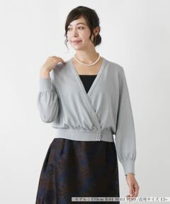 Leilian PLUS HOUSE / レリアンプラスハウス ニット・セーター | カシュクールセーター