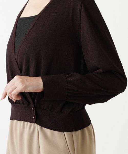 Leilian PLUS HOUSE / レリアンプラスハウス ニット・セーター | カシュクールセーター | 詳細13