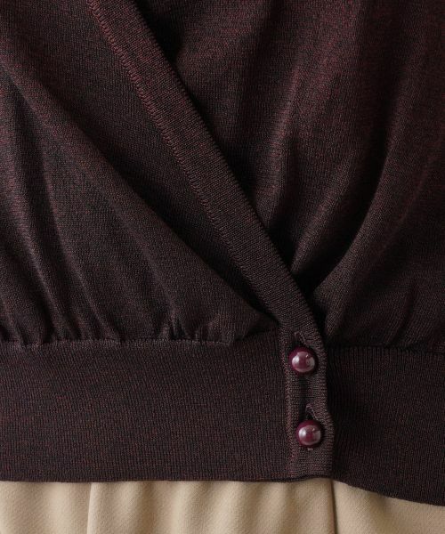 Leilian PLUS HOUSE / レリアンプラスハウス ニット・セーター | カシュクールセーター | 詳細16