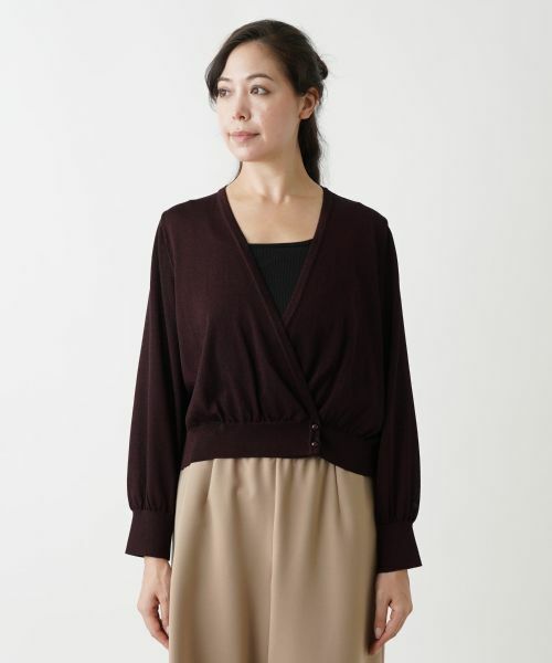 Leilian PLUS HOUSE / レリアンプラスハウス ニット・セーター | カシュクールセーター | 詳細8