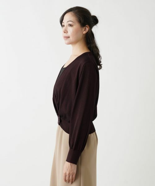 Leilian PLUS HOUSE / レリアンプラスハウス ニット・セーター | カシュクールセーター | 詳細9