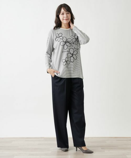 Leilian PLUS HOUSE / レリアンプラスハウス カットソー | 【店舗人気】カットソー【MUSE BY ROCHAS Premiere】 | 詳細1