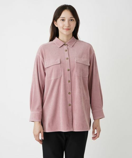 Leilian PLUS HOUSE / レリアンプラスハウス シャツ・ブラウス | コーデュロイブラウス【プラス企画】 | 詳細12