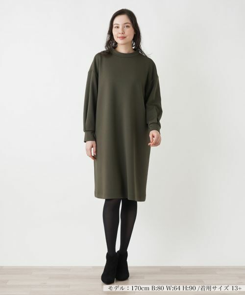 Leilian PLUS HOUSE / レリアンプラスハウス ドレス | 【店舗人気】ボトルネックワンピース【プラス企画】 | 詳細7