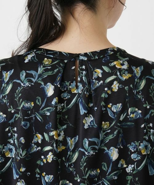 Leilian PLUS HOUSE / レリアンプラスハウス カットソー | ボタニカル柄チュニック丈カットソー【プラス企画】 | 詳細11