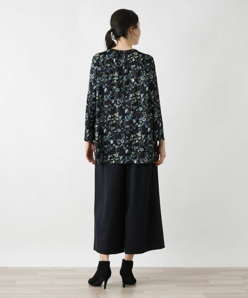 Leilian PLUS HOUSE / レリアンプラスハウス カットソー | ボタニカル柄チュニック丈カットソー【プラス企画】 | 詳細6