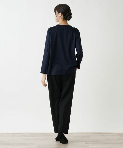 Leilian PLUS HOUSE / レリアンプラスハウス カットソー | マルチブロックカットソー【プラス企画】 | 詳細3