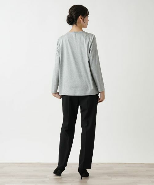 Leilian PLUS HOUSE / レリアンプラスハウス カットソー | マルチブロックカットソー【プラス企画】 | 詳細6