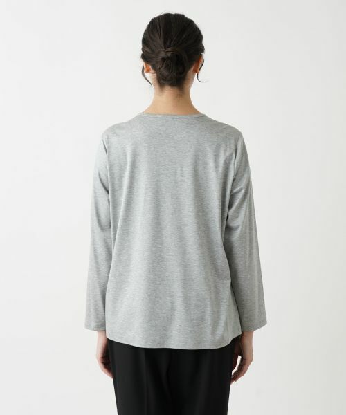 Leilian PLUS HOUSE / レリアンプラスハウス カットソー | マルチブロックカットソー【プラス企画】 | 詳細9