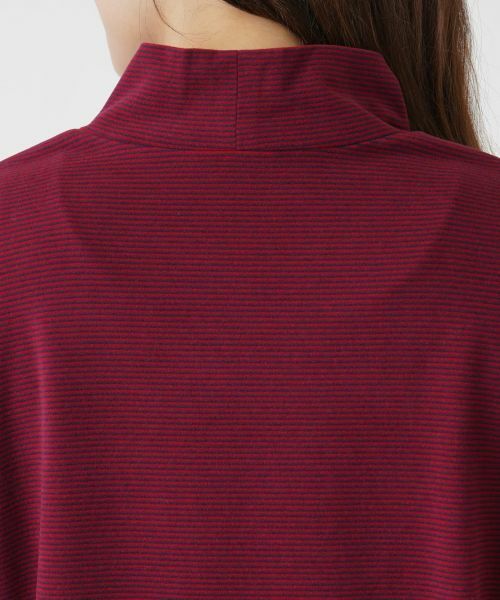 Leilian PLUS HOUSE / レリアンプラスハウス カットソー | 【店舗人気】ハイネックボーダーカットソー【プラス企画】 | 詳細14