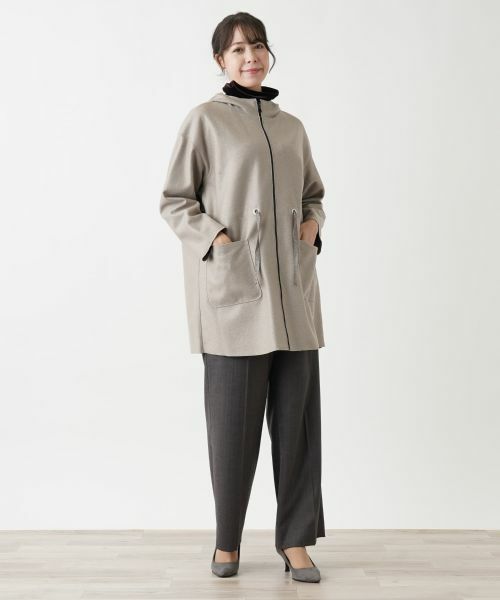 Leilian PLUS HOUSE / レリアンプラスハウス テーラードジャケット | フーディージャケット【プラス企画】 | 詳細1