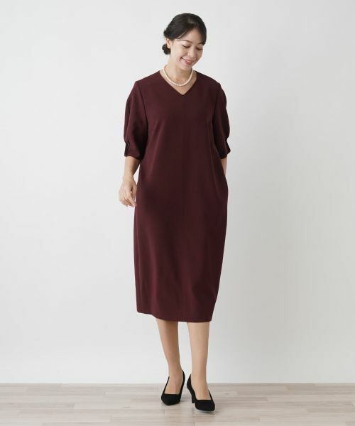 Leilian PLUS HOUSE / レリアンプラスハウス ドレス | ワンピース【Leilian WHITE LABEL】【BOURGE】 | 詳細1