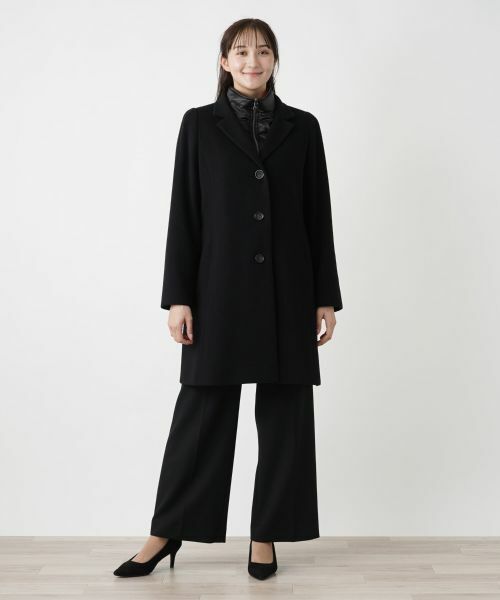 Leilian PLUS HOUSE / レリアンプラスハウス その他アウター | レイヤード風コート | 詳細1