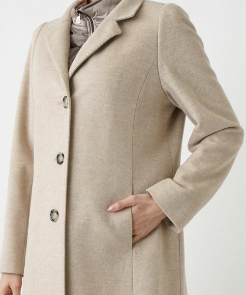 Leilian PLUS HOUSE / レリアンプラスハウス その他アウター | レイヤード風コート | 詳細18