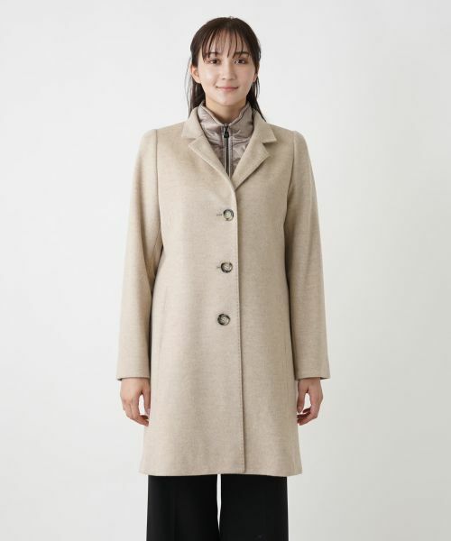 Leilian PLUS HOUSE / レリアンプラスハウス その他アウター | レイヤード風コート | 詳細8