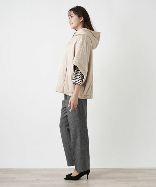 Leilian PLUS HOUSE / レリアンプラスハウス その他アウター | フーデッドショートコート | 詳細5