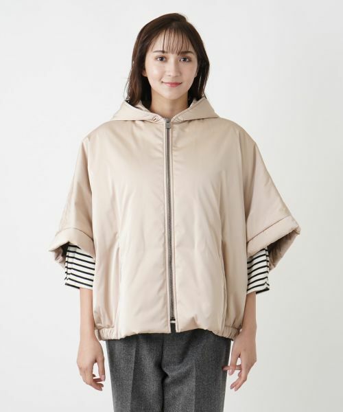 Leilian PLUS HOUSE / レリアンプラスハウス その他アウター | フーデッドショートコート | 詳細7