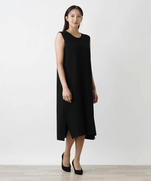 Leilian PLUS HOUSE / レリアンプラスハウス ドレス | ノースリーブロングワンピース | 詳細1