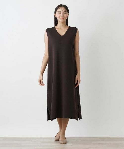 Leilian PLUS HOUSE / レリアンプラスハウス ドレス | ノースリーブロングワンピース | 詳細8