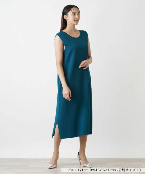 Leilian PLUS HOUSE / レリアンプラスハウス ドレス | ノースリーブロングワンピース | 詳細9