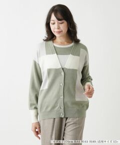 Leilian PLUS HOUSE / レリアンプラスハウス カーディガン・ボレロ | カーディガン【HAND】
