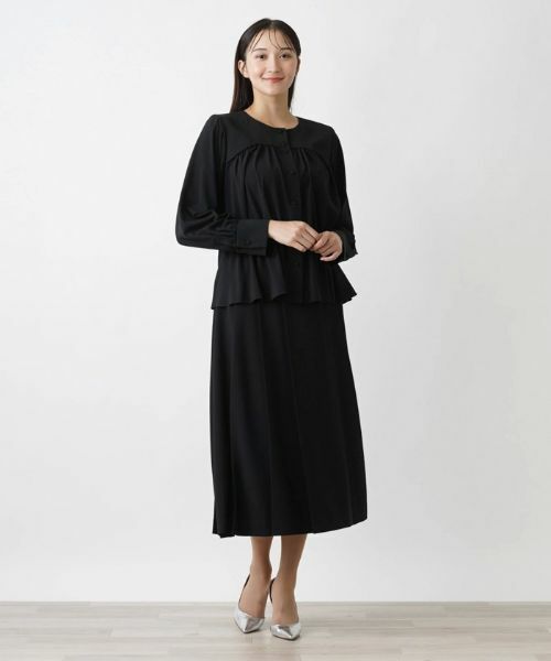 Leilian PLUS HOUSE / レリアンプラスハウス シャツ・ブラウス | ノーカラーブラウス【BOURGE】 | 詳細1