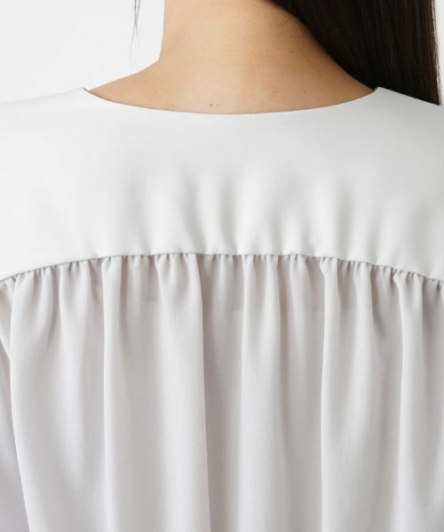 Leilian PLUS HOUSE / レリアンプラスハウス シャツ・ブラウス | ノーカラーブラウス【BOURGE】 | 詳細11