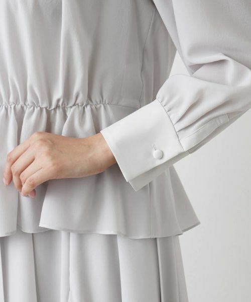 Leilian PLUS HOUSE / レリアンプラスハウス シャツ・ブラウス | ノーカラーブラウス【BOURGE】 | 詳細12