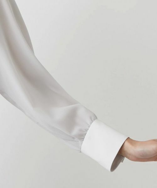 Leilian PLUS HOUSE / レリアンプラスハウス シャツ・ブラウス | ノーカラーブラウス【BOURGE】 | 詳細13