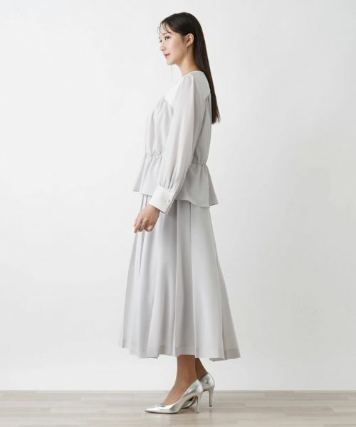 Leilian PLUS HOUSE / レリアンプラスハウス シャツ・ブラウス | ノーカラーブラウス【BOURGE】 | 詳細5