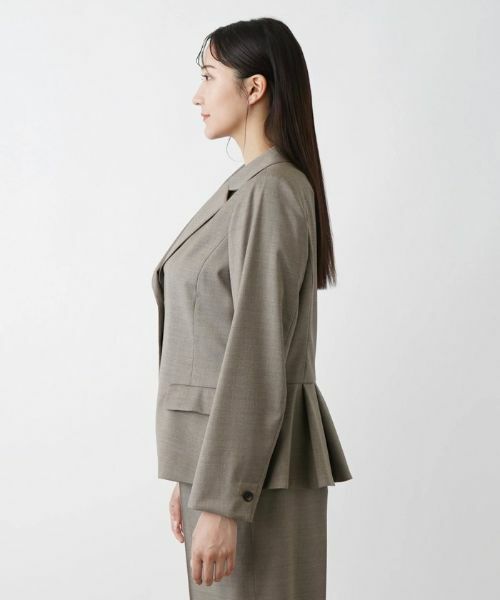 Leilian PLUS HOUSE / レリアンプラスハウス テーラードジャケット | バックペプラムブレザー | 詳細8