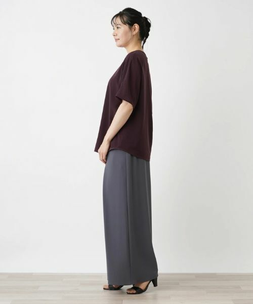 Leilian PLUS HOUSE / レリアンプラスハウス シャツ・ブラウス | 五分袖プルオーバーブラウス【BOURGE】 | 詳細4