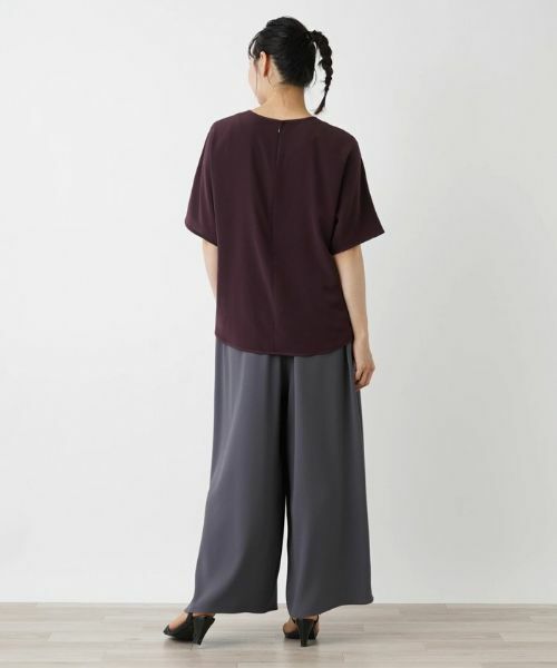 Leilian PLUS HOUSE / レリアンプラスハウス シャツ・ブラウス | 五分袖プルオーバーブラウス【BOURGE】 | 詳細5