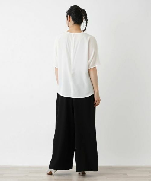 Leilian PLUS HOUSE / レリアンプラスハウス シャツ・ブラウス | 五分袖プルオーバーブラウス【BOURGE】 | 詳細8