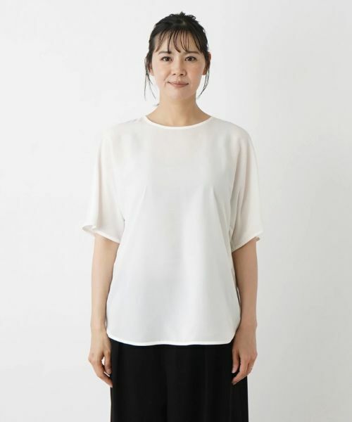 Leilian PLUS HOUSE / レリアンプラスハウス シャツ・ブラウス | 五分袖プルオーバーブラウス【BOURGE】 | 詳細9