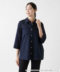 Leilian PLUS HOUSE / レリアンプラスハウス シャツ・ブラウス | 羽織ブラウス【Leilian WHITE LABEL】