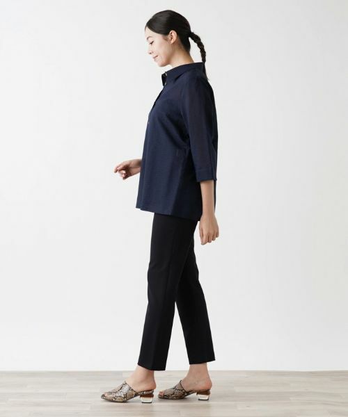 Leilian PLUS HOUSE / レリアンプラスハウス シャツ・ブラウス | 羽織ブラウス【Leilian WHITE LABEL】 | 詳細5