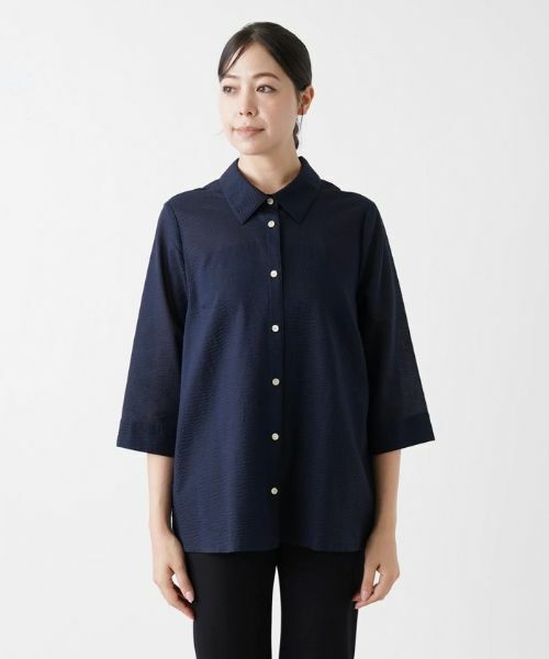 Leilian PLUS HOUSE / レリアンプラスハウス シャツ・ブラウス | 羽織ブラウス【Leilian WHITE LABEL】 | 詳細7