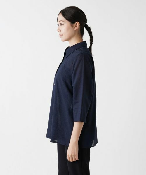 Leilian PLUS HOUSE / レリアンプラスハウス シャツ・ブラウス | 羽織ブラウス【Leilian WHITE LABEL】 | 詳細8