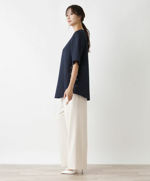 Leilian PLUS HOUSE / レリアンプラスハウス シャツ・ブラウス | クルーネックブラウス | 詳細2