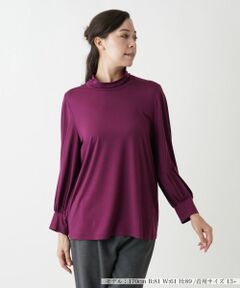 Leilian PLUS HOUSE / レリアンプラスハウス カットソー | ハイネックカットソー