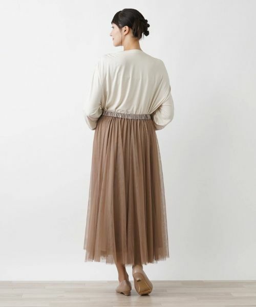 Leilian PLUS HOUSE / レリアンプラスハウス カットソー | シャーリングスリーブカットソー | 詳細6