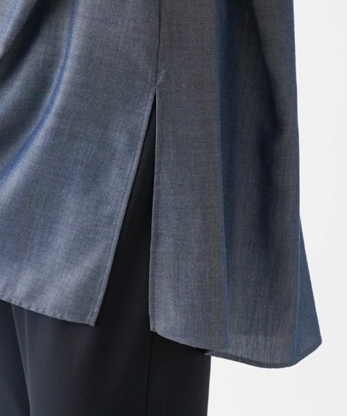 Leilian PLUS HOUSE / レリアンプラスハウス シャツ・ブラウス | バンドカラーブラウス【プラス企画】 | 詳細10