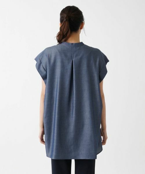 Leilian PLUS HOUSE / レリアンプラスハウス シャツ・ブラウス | バンドカラーブラウス【プラス企画】 | 詳細6