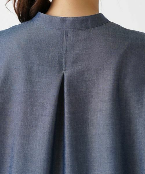 Leilian PLUS HOUSE / レリアンプラスハウス シャツ・ブラウス | バンドカラーブラウス【プラス企画】 | 詳細8