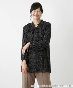 Leilian PLUS HOUSE / レリアンプラスハウス シャツ・ブラウス | ボウタイブラウス【プラス企画】