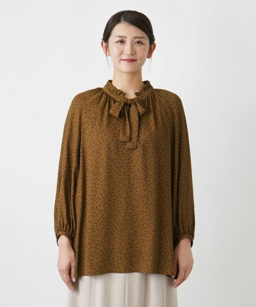 Leilian PLUS HOUSE / レリアンプラスハウス シャツ・ブラウス | ボウタイブラウス【プラス企画】 | 詳細4